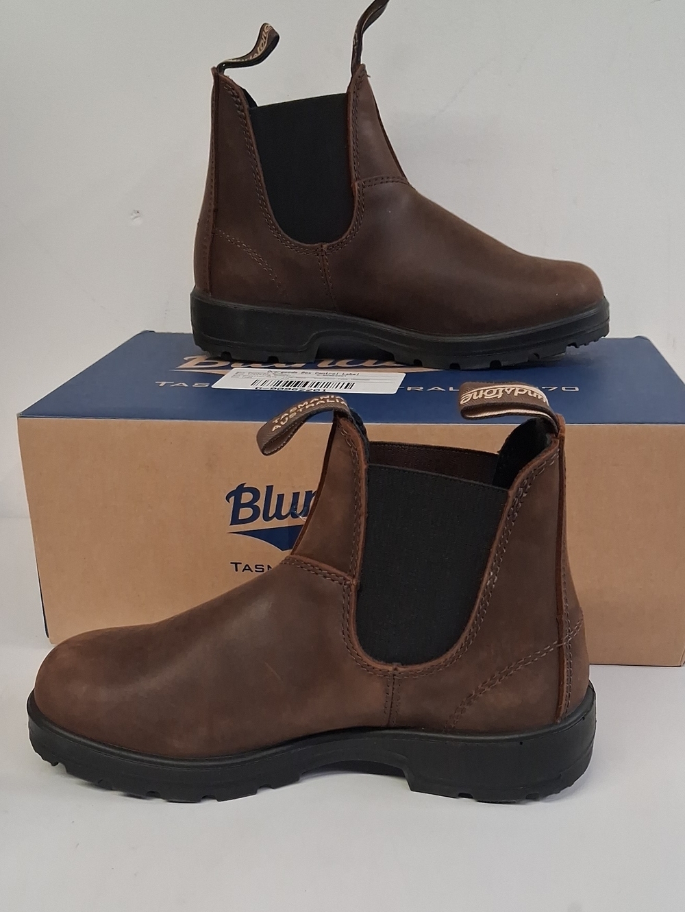 NWT Womens Blundstone Brown Elastic Sided Lined Boots #1609